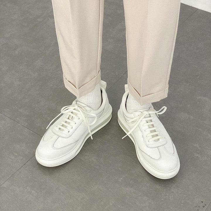 Straight Slim Cropped Suit Pants