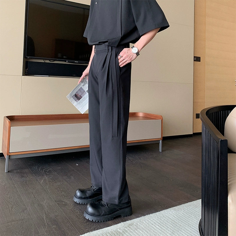 Straight Thin Wide-leg Pants