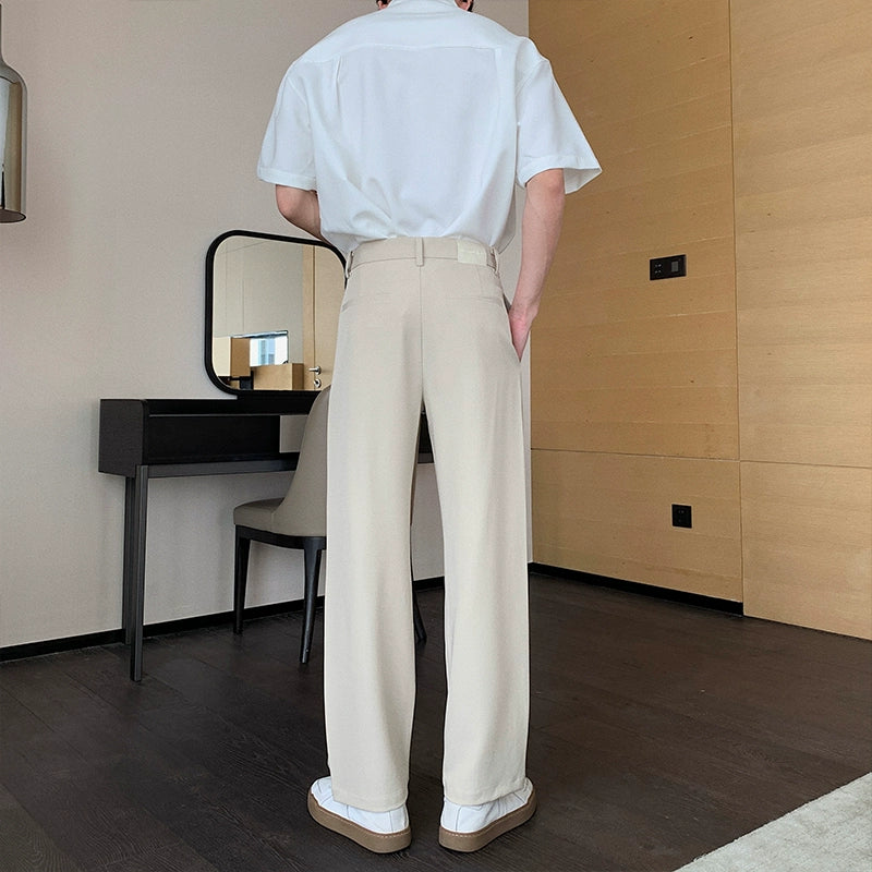 Straight Thin Wide-leg Pants