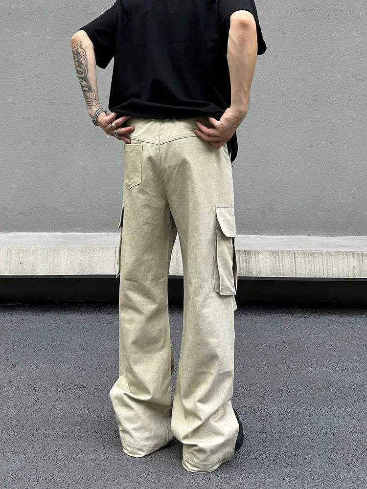 Straight-leg Casual Pants