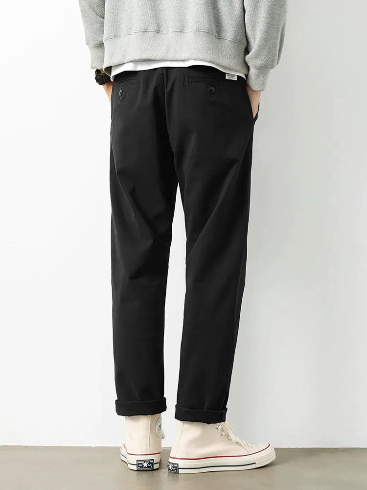Straight-leg Casual Pants