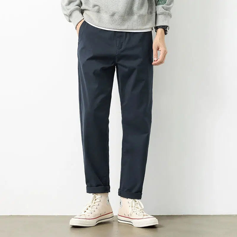 Straight-leg Casual Pants