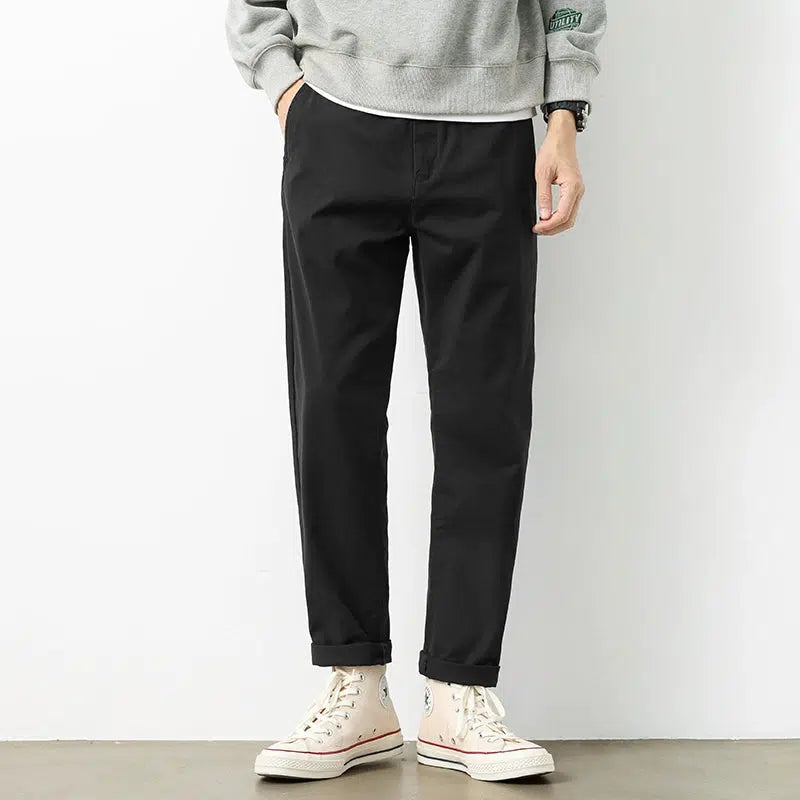 Straight-leg Casual Pants