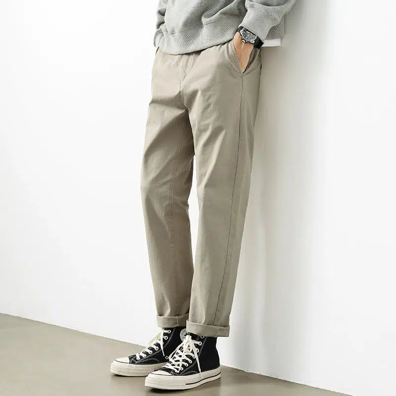 Straight-leg Casual Pants