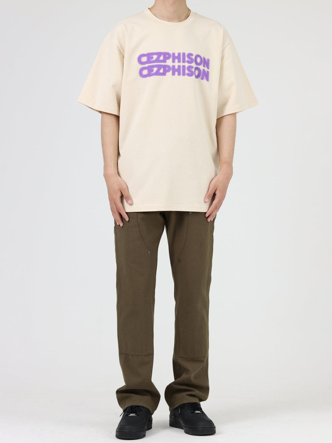 Straight-leg Denim Flared Trousers