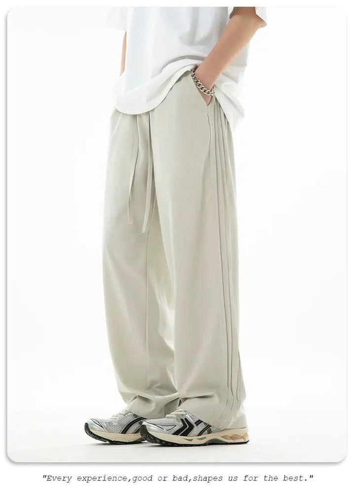 Straight-leg Drawstring Pants
