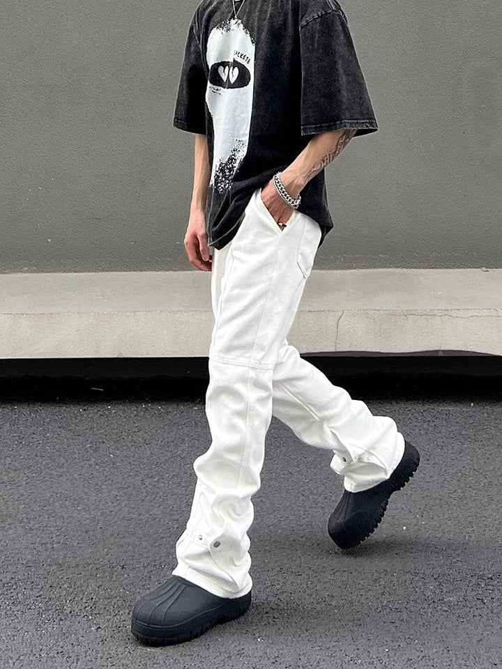 Straight-leg Micro Flared Jeans