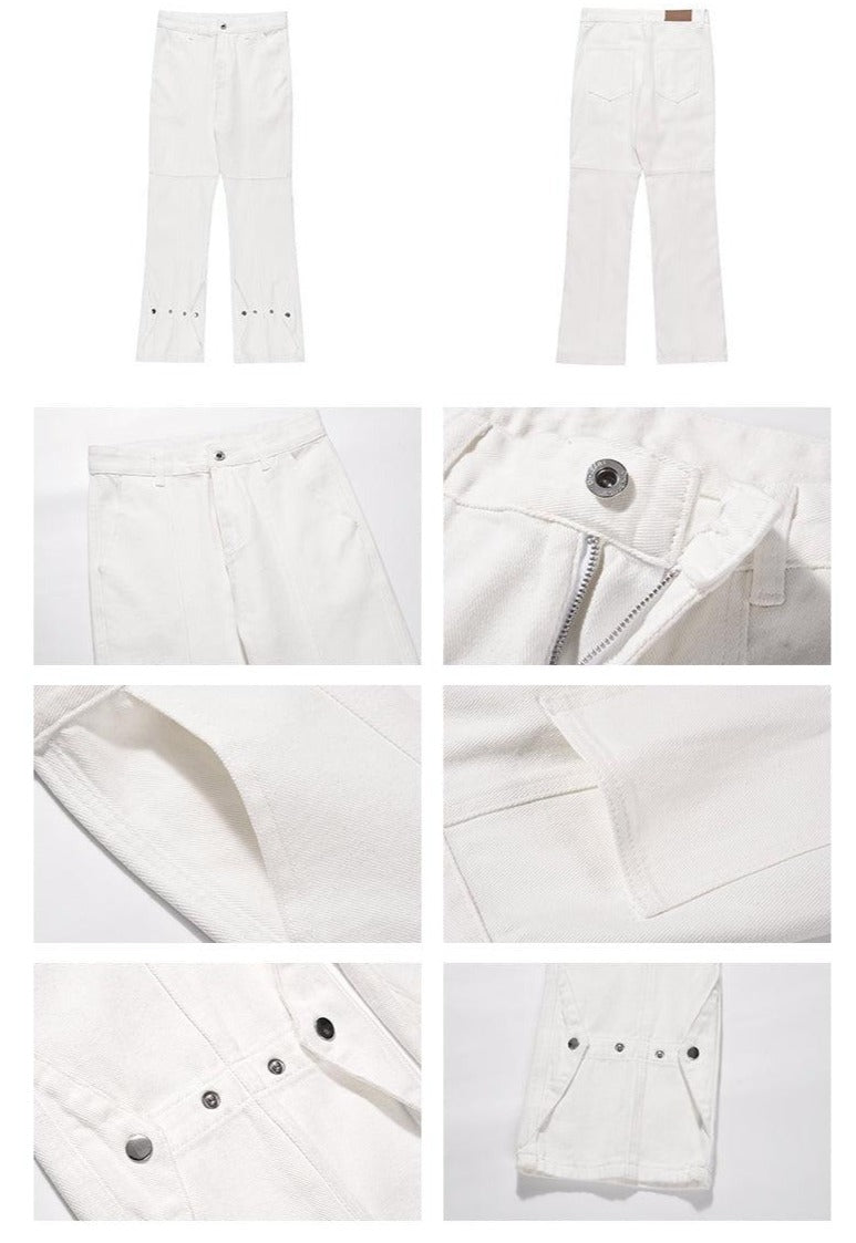 Straight-leg Micro Flared Jeans