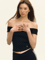 Stretch One-shoulder T-shirt