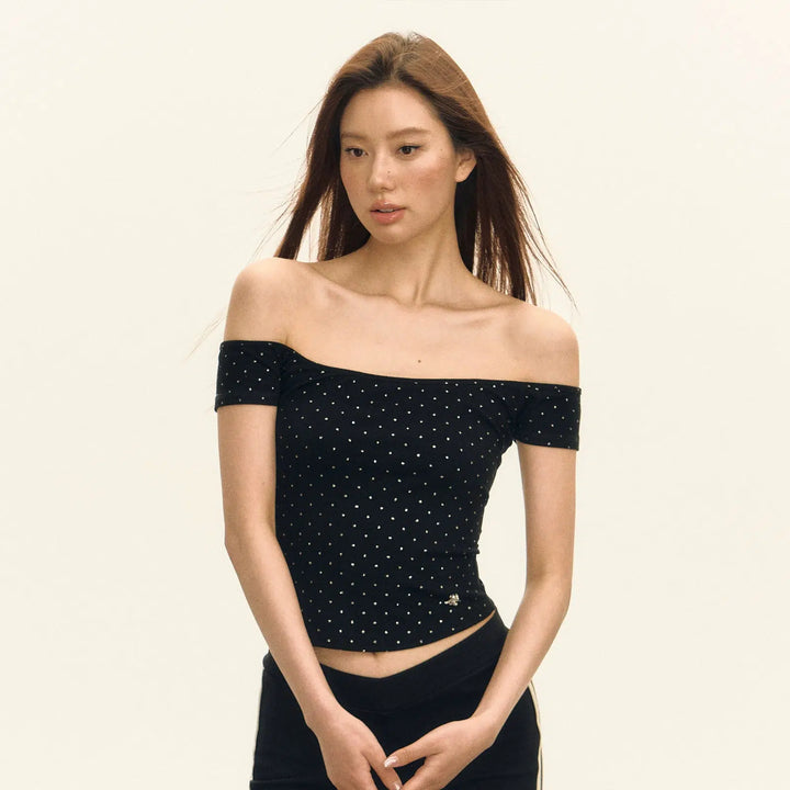 Stretch One-shoulder T-shirt