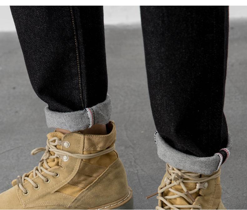 Stretched Elastic Denim Jeans