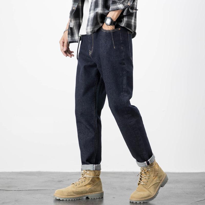 Stretched Elastic Denim Jeans