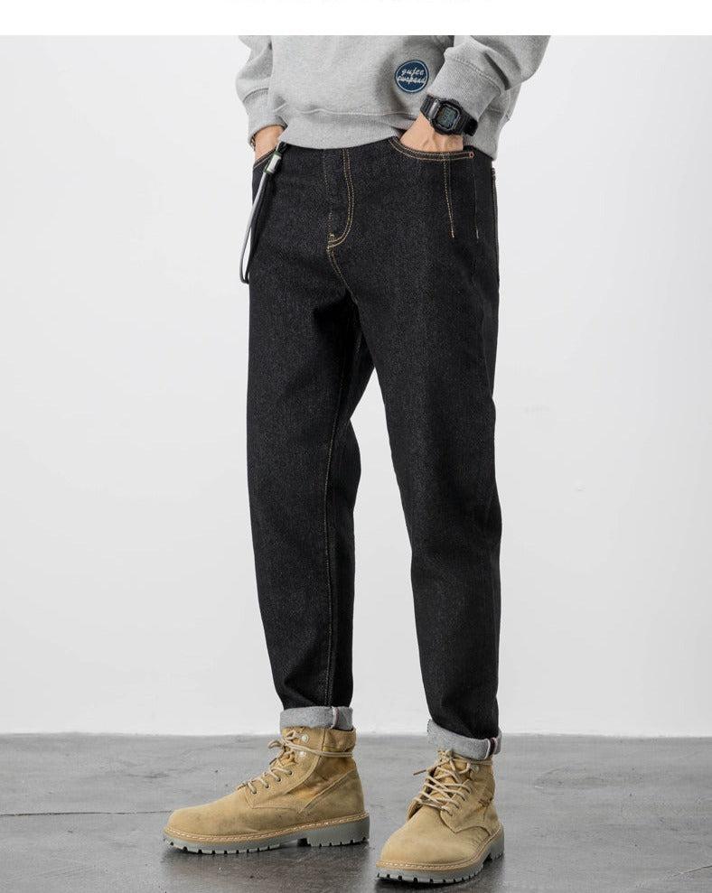 Stretched Elastic Denim Jeans