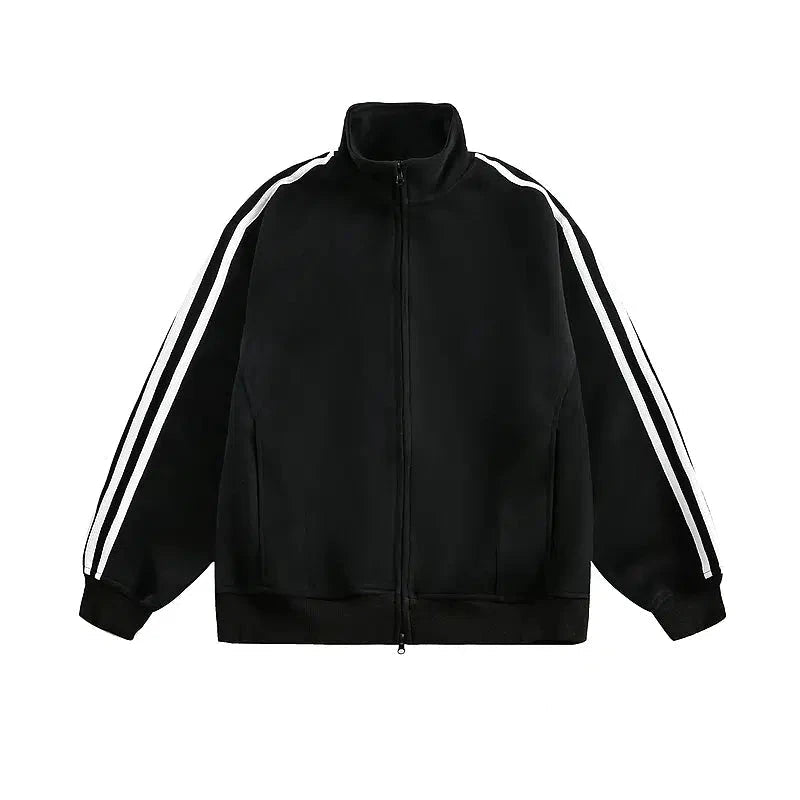 Stripe Accents Track Jacket