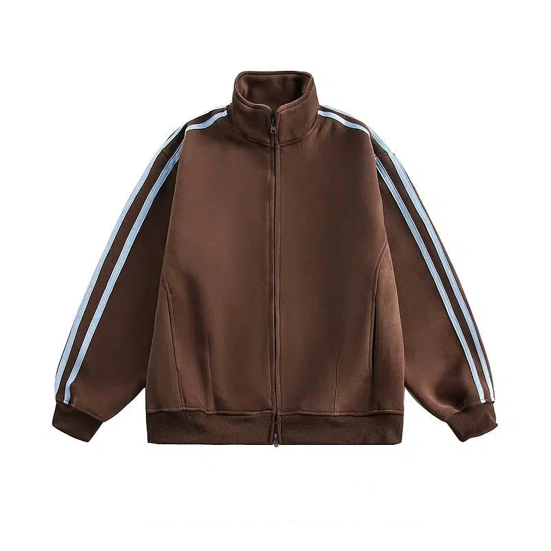 Stripe Accents Track Jacket