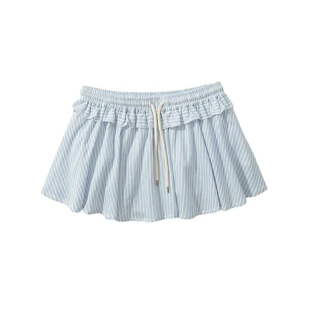 New fashion stripe button skirt New fashion stripe button skirt
