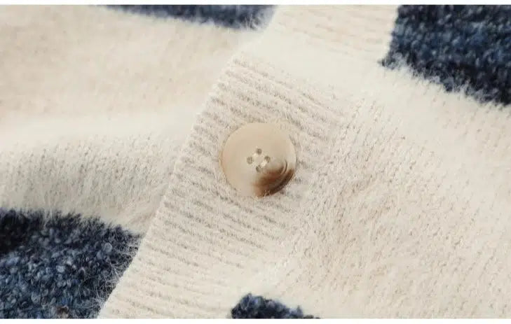 Striped Cardigan Sweater Jacket