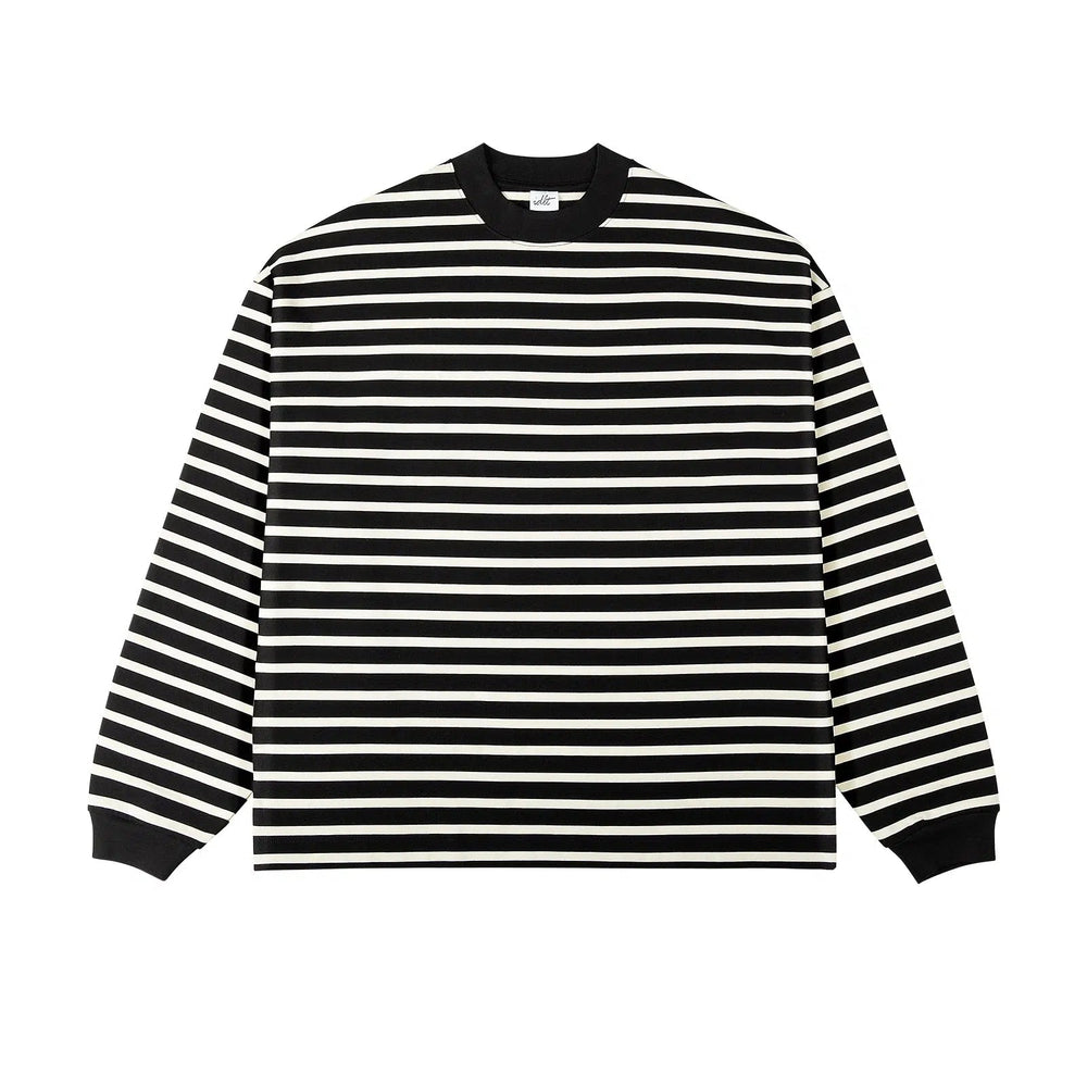 Striped Crew Neck Sweatshirt