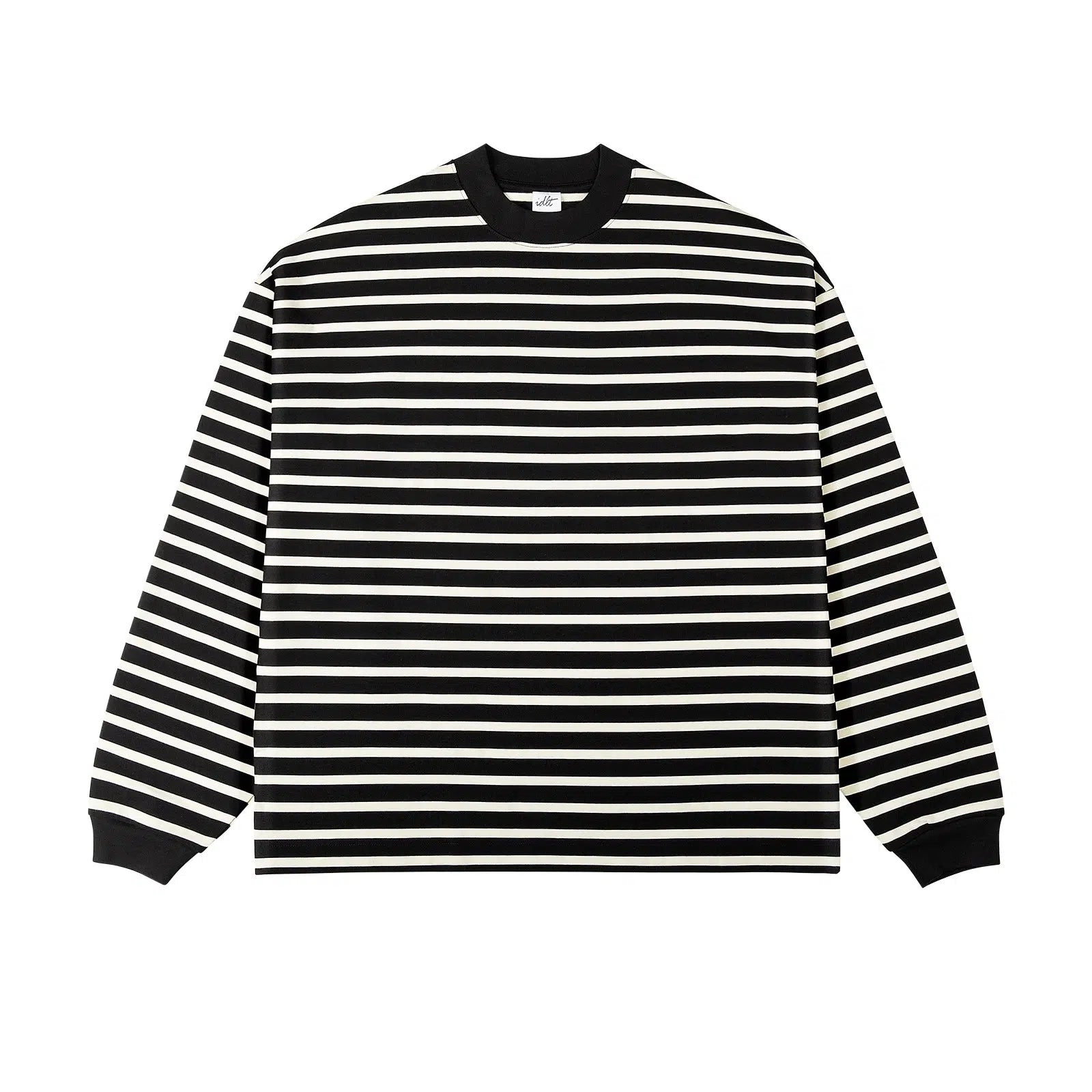 Striped Crew Neck Sweatshirt