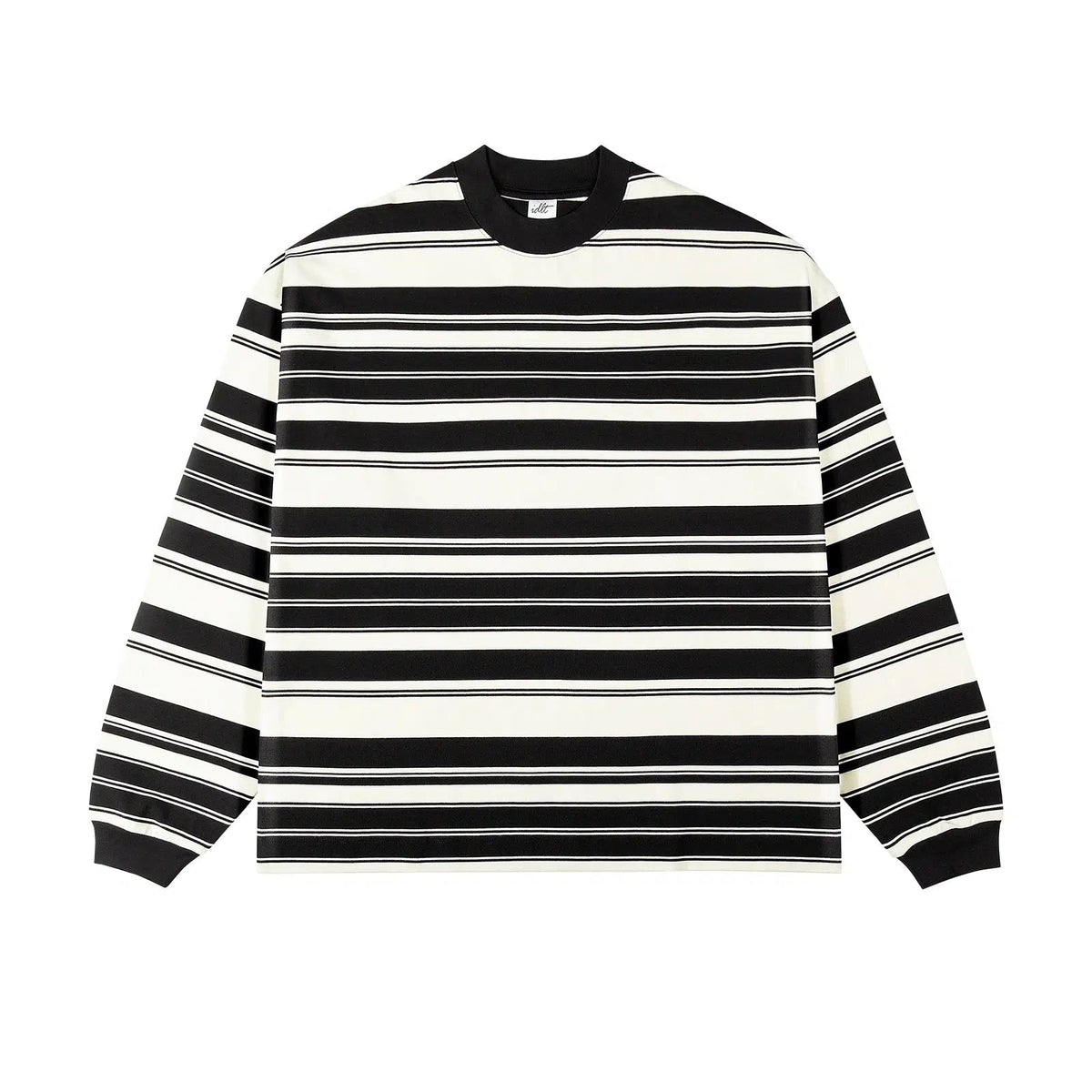 Striped Crew Neck Sweatshirt