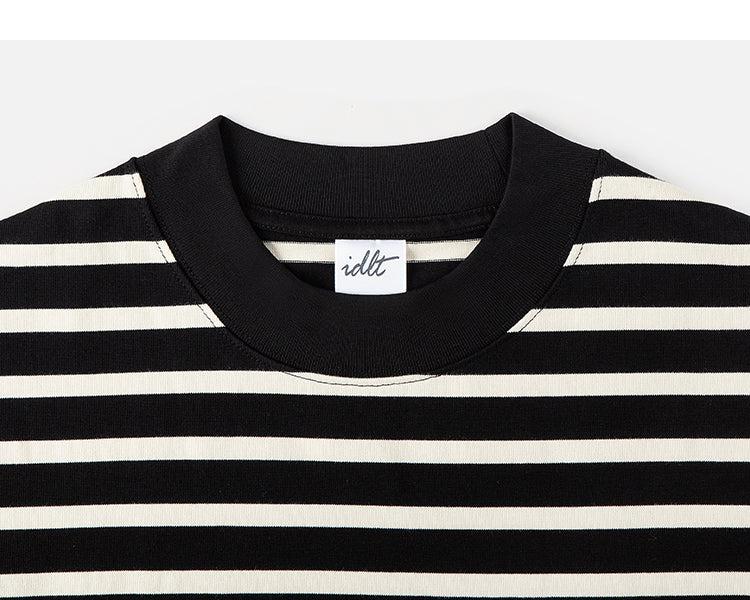 Striped Crew Neck Sweatshirt