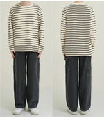 Striped Crew Neck Sweatshirt