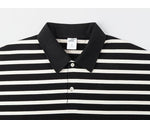 Striped Drop Shoulder Polo Shirt