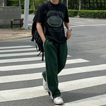 Striped Green Sweatpants