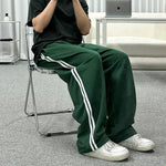 Striped Green Sweatpants