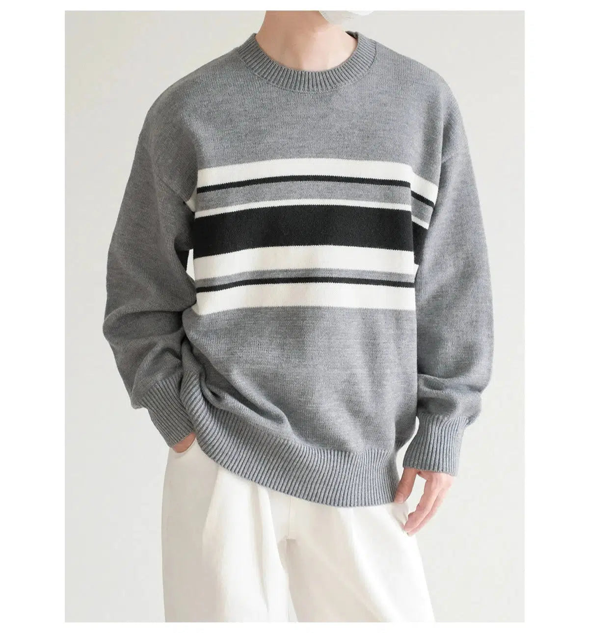 Striped Knit Sweater