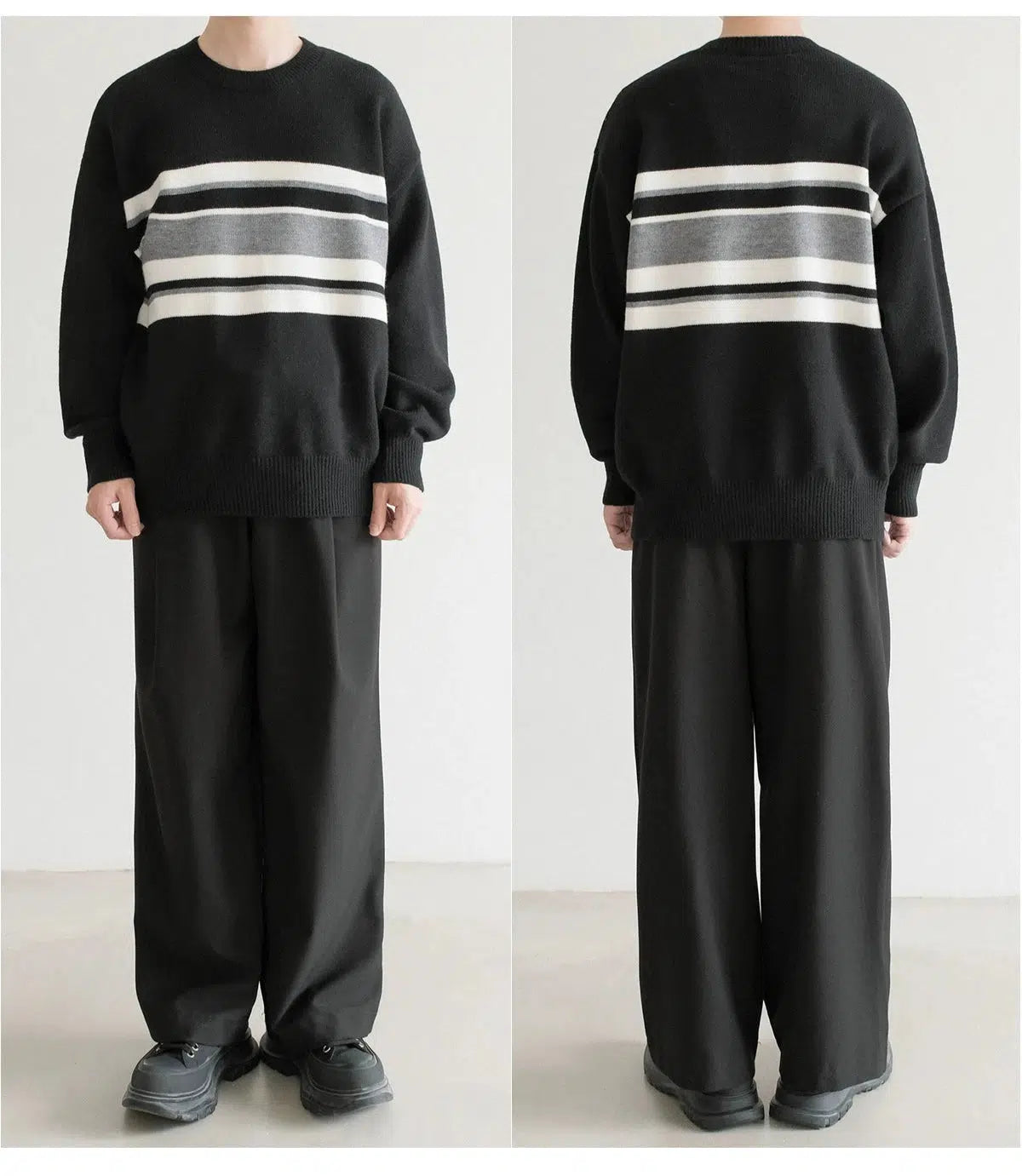 Striped Knit Sweater