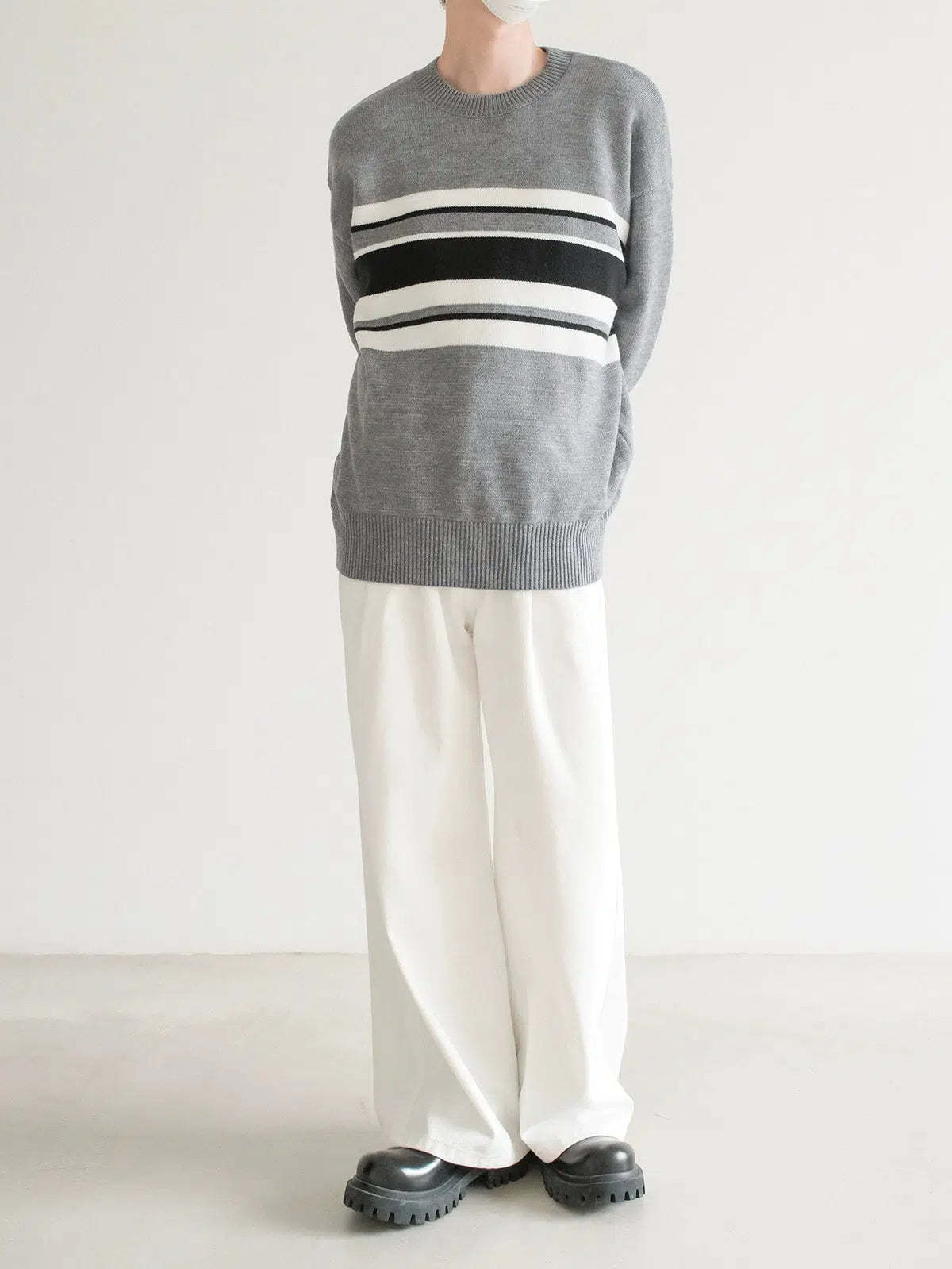 Striped Knit Sweater