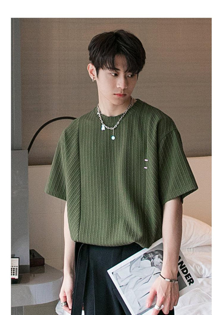 Striped Knitted T-shirt