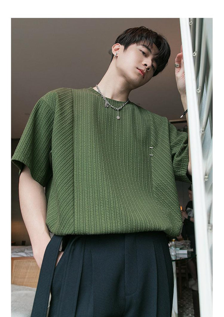 Striped Knitted T-shirt