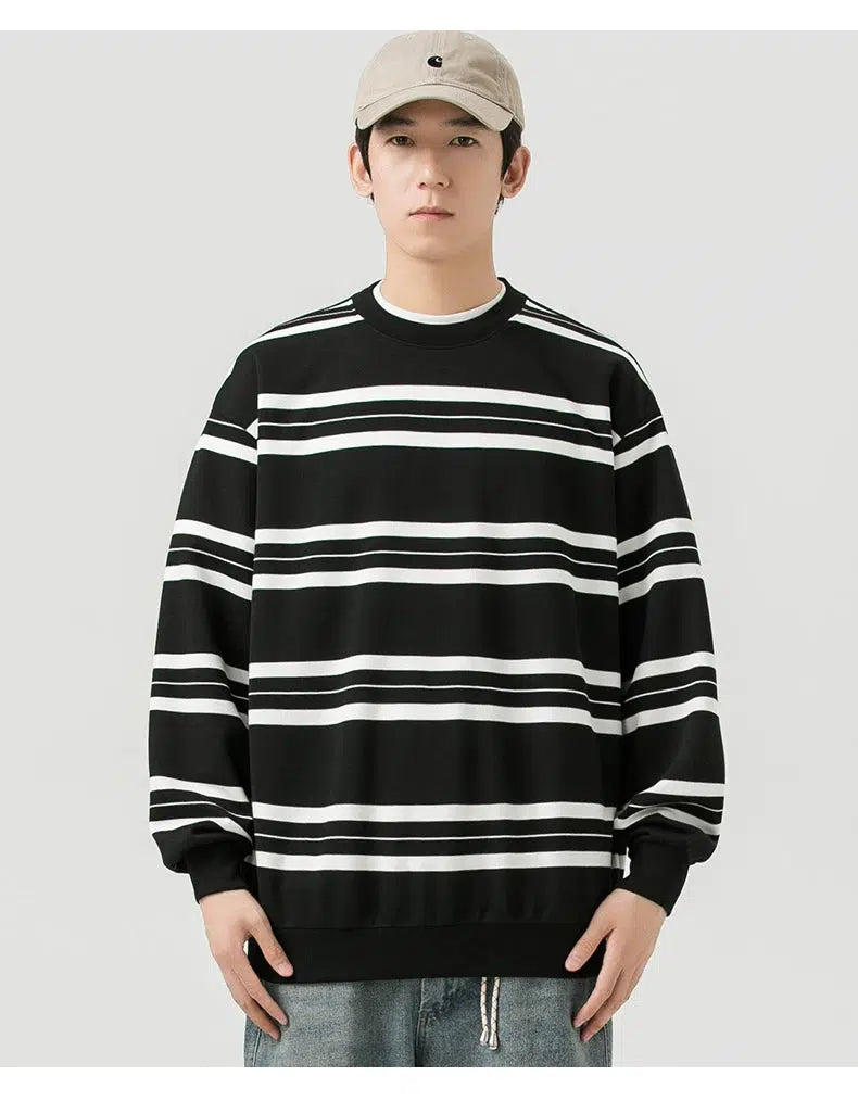 Striped Long-Sleeved Shirt