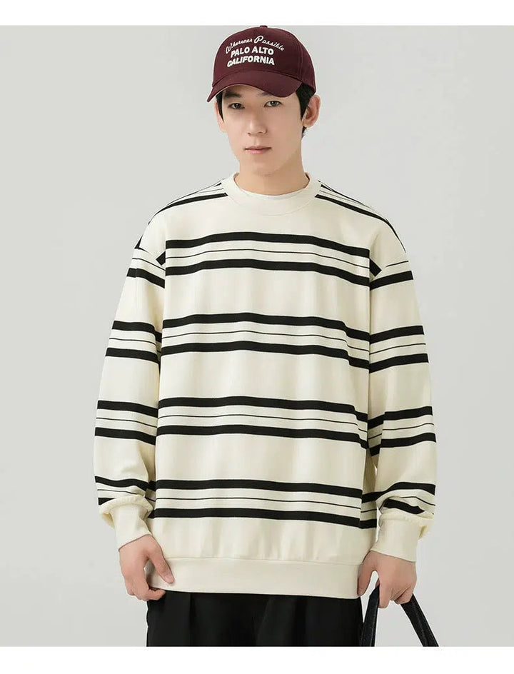 Striped Long-Sleeved Shirt