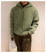 Striped Loose Fit Hooded Sweater