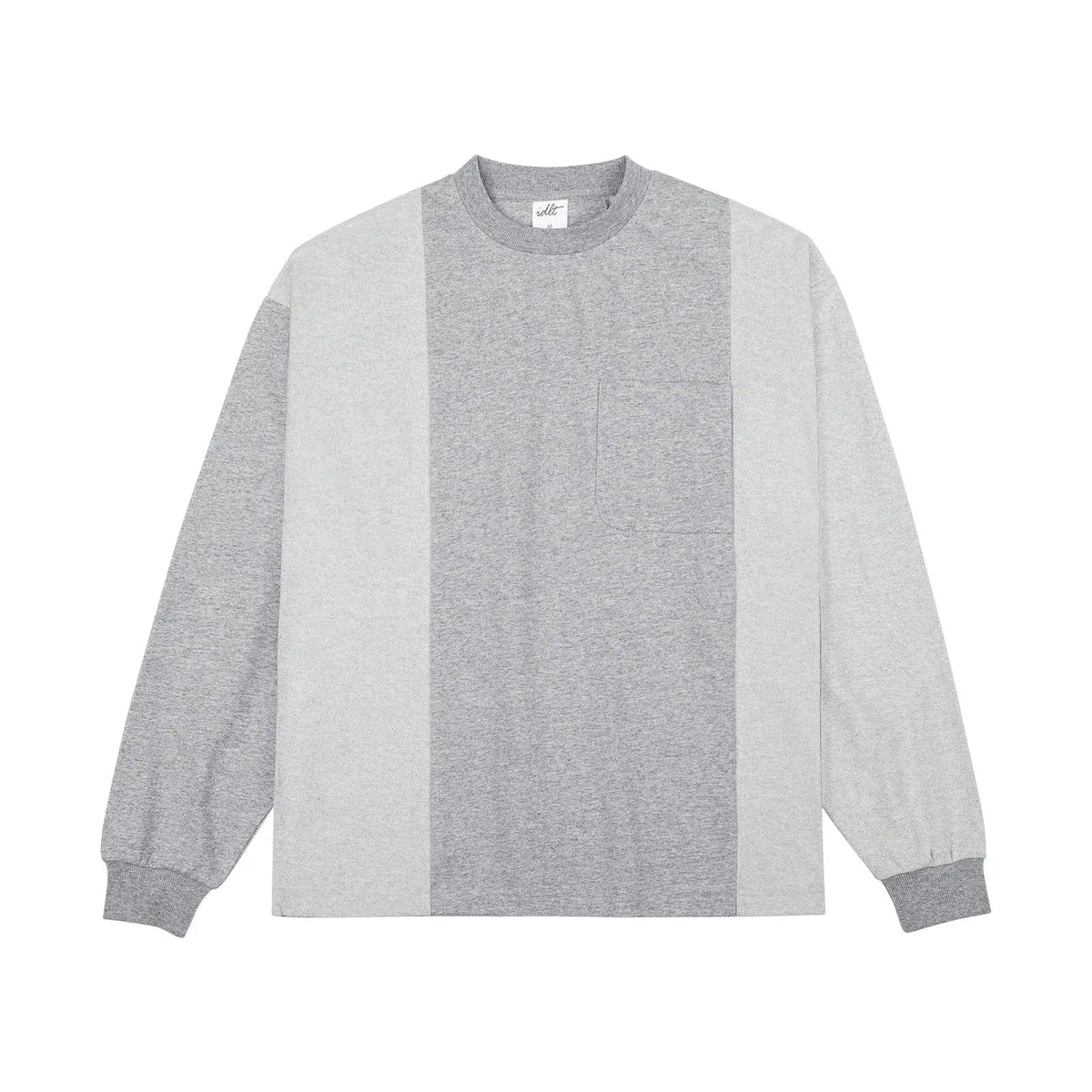 Striped Patchwork Pocket Pullover