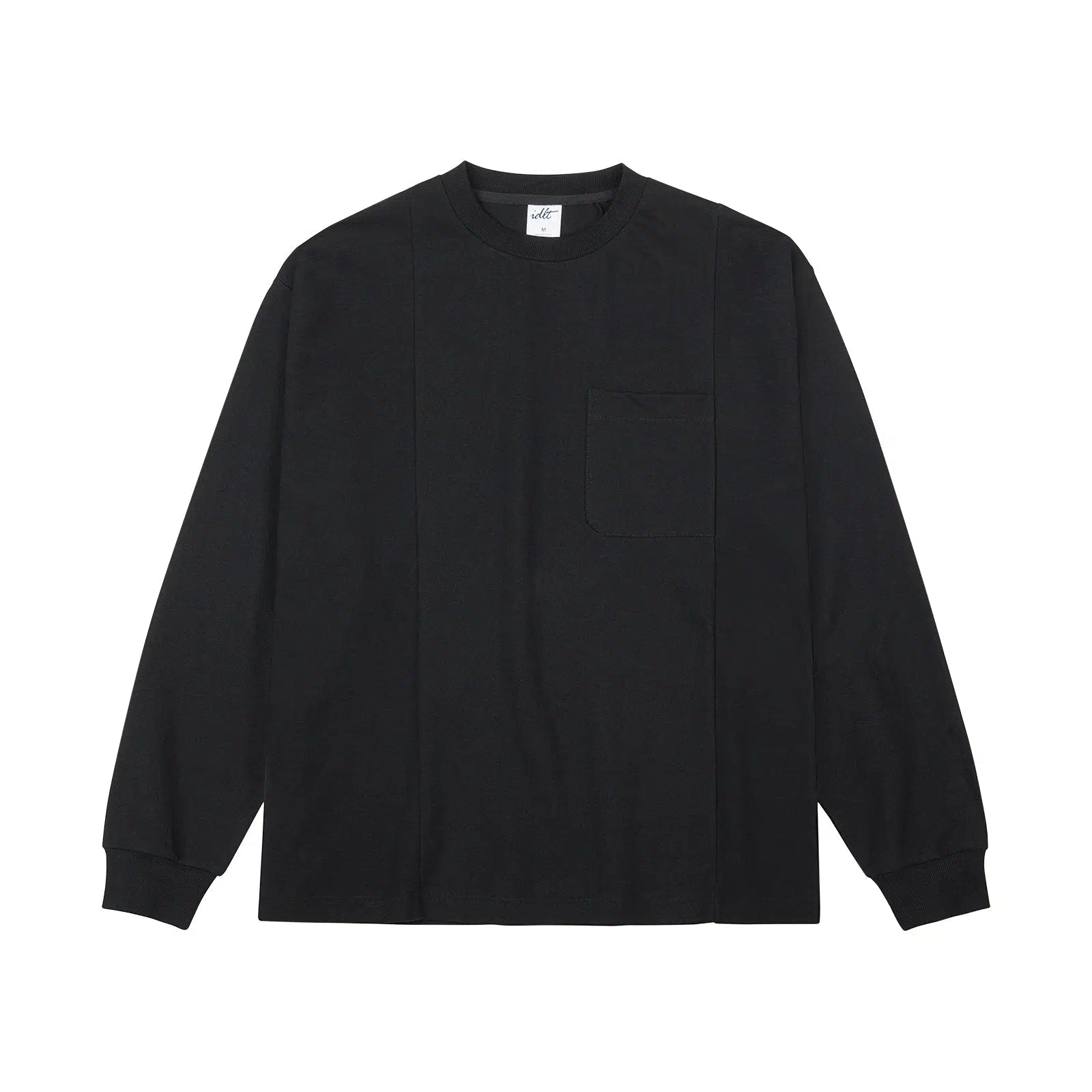 Striped Patchwork Pocket Pullover