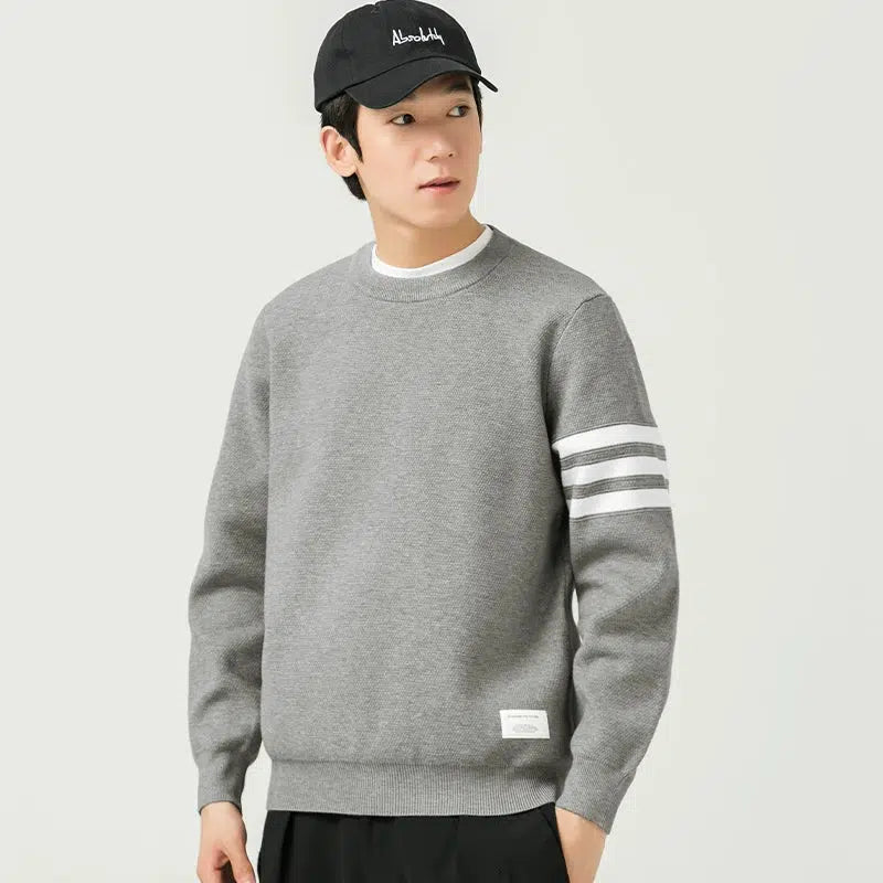 Striped Round Neck Sweater
