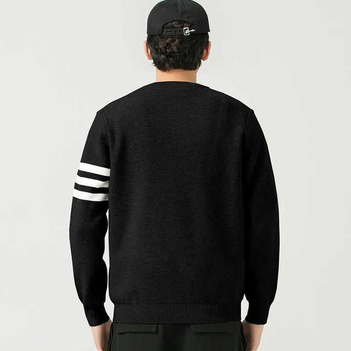 Striped Round Neck Sweater