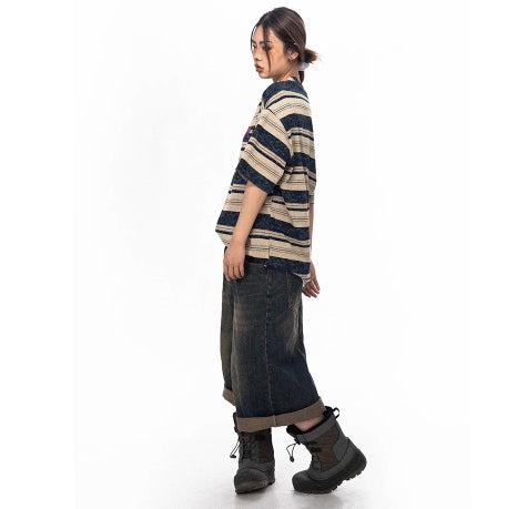 Striped Short-sleeved T-shirt