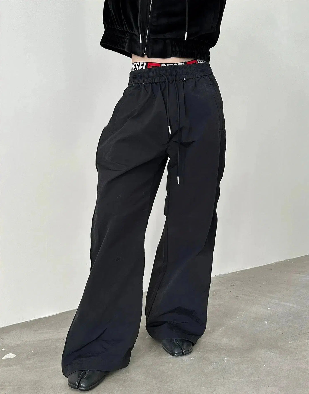 selle glant スラックス SIDE ZIP CODE WIDE PANTS/サイドジップ