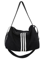 Stripes Sporty Oversized Utility Bag