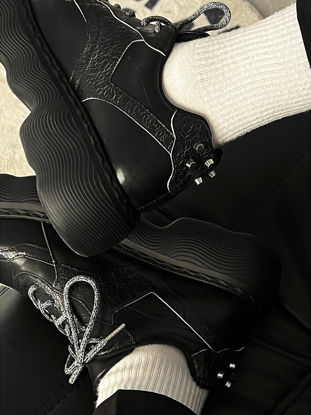 Studded Chunky Sneakers