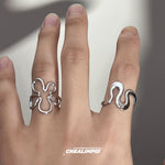 Geometric Metal Ring