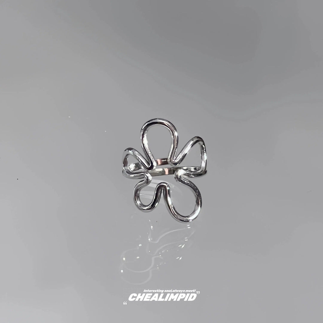 Geometric Metal Ring