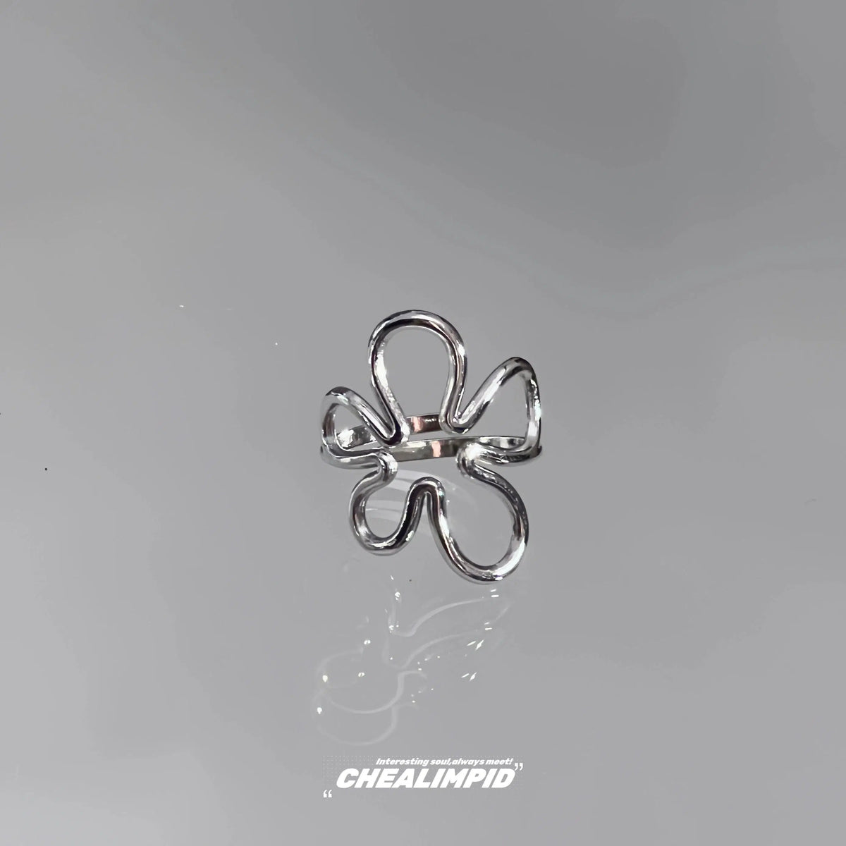 Geometric Metal Ring