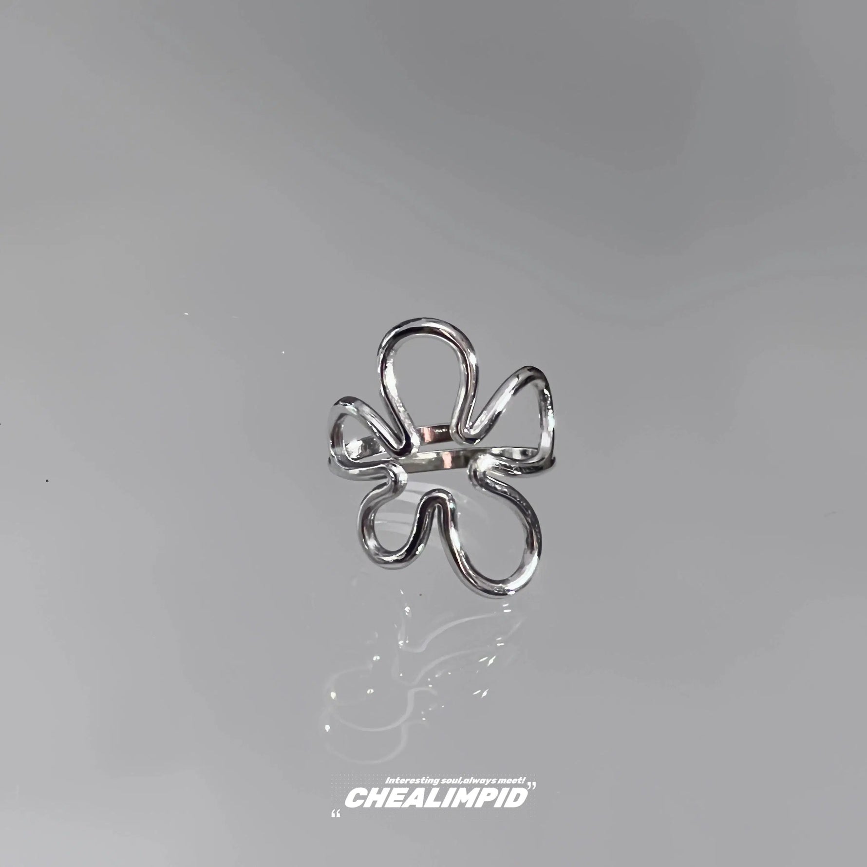 Geometric Metal Ring