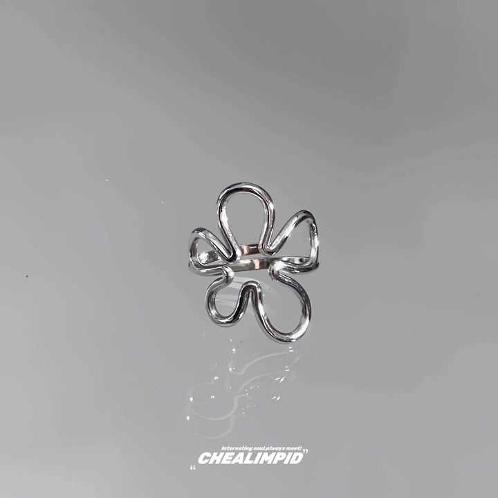 Geometric Metal Ring